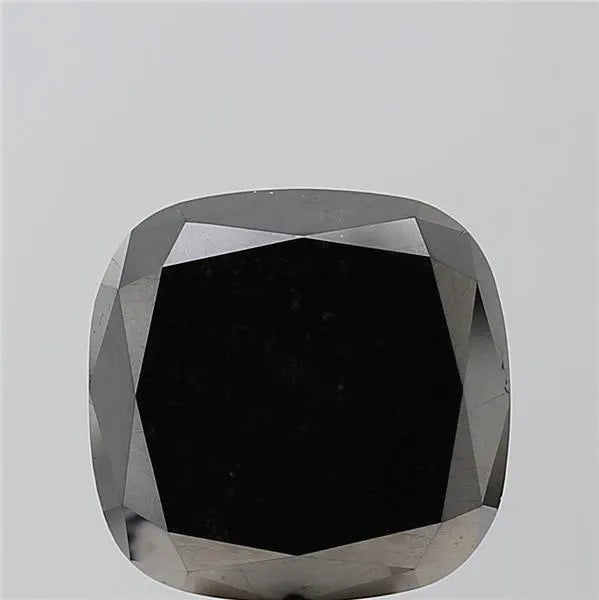 6.52ct Cushion brilliant Lab Grown Diamond (Colour Black, Clarity VVS2, Cut EX, Uncertified)
