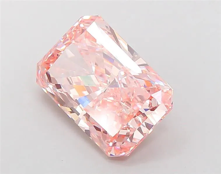 6.58ct Radiant Lab Grown Diamond (Colour Fancy Intense Pink, Clarity VS1, IGI Certified)
