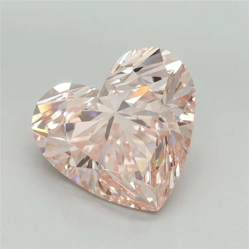6.62ct Heart Lab Grown Diamond (Colour Fancy Intense Pink, Clarity VVS2, IGI Certified)