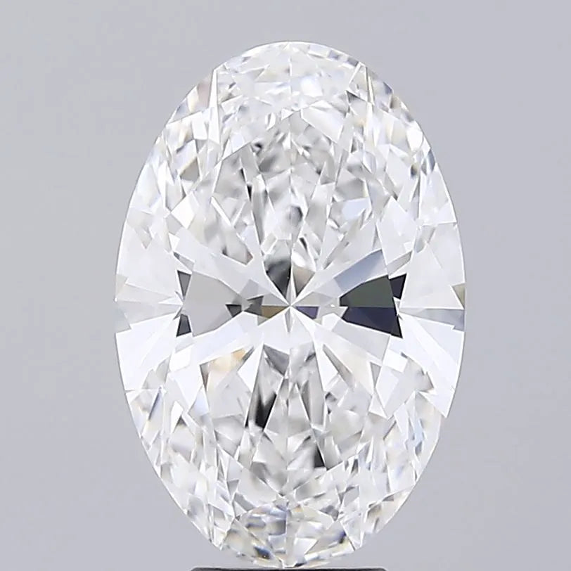 6.68ct Oval Lab Grown Diamond (Colour D, Clarity VVS1, IGI Certified)