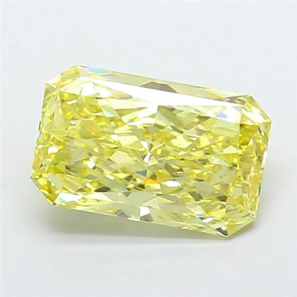 6.88ct Radiant Lab Grown Diamond (Colour Fancy Intense Yellow, Clarity VS2, IGI Certified)