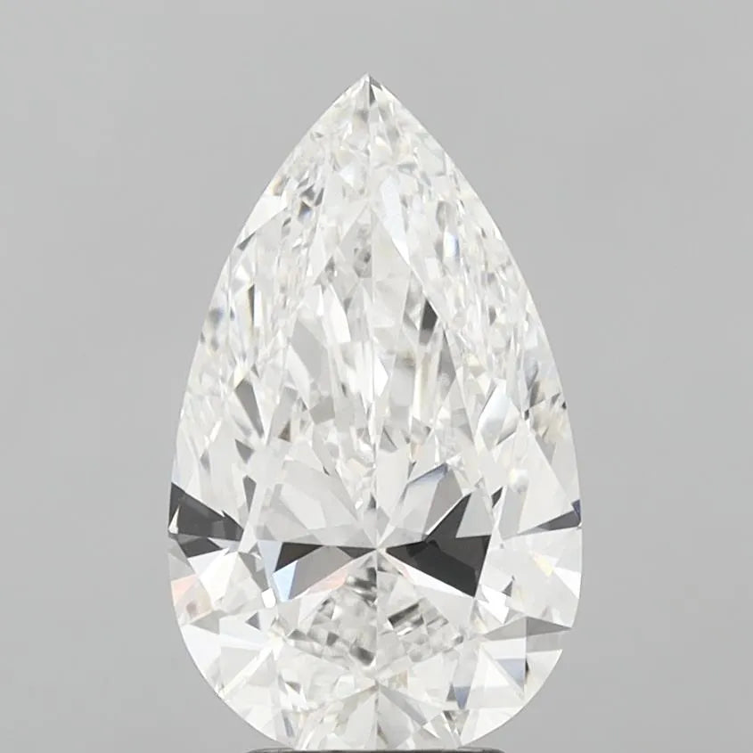 4.01ct Pear Lab Grown Diamond (Colour E, Clarity VVS2, IGI Certified)