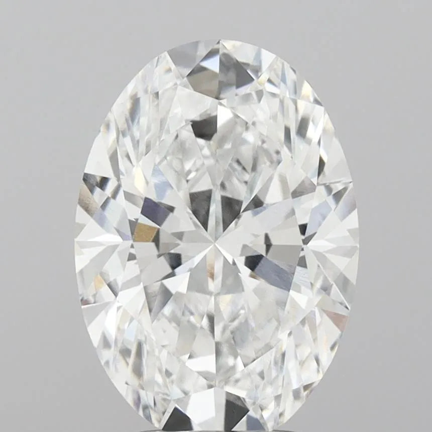 3.10ct Oval Lab Grown Diamond (Colour E, Clarity VVS2, IGI Certified)