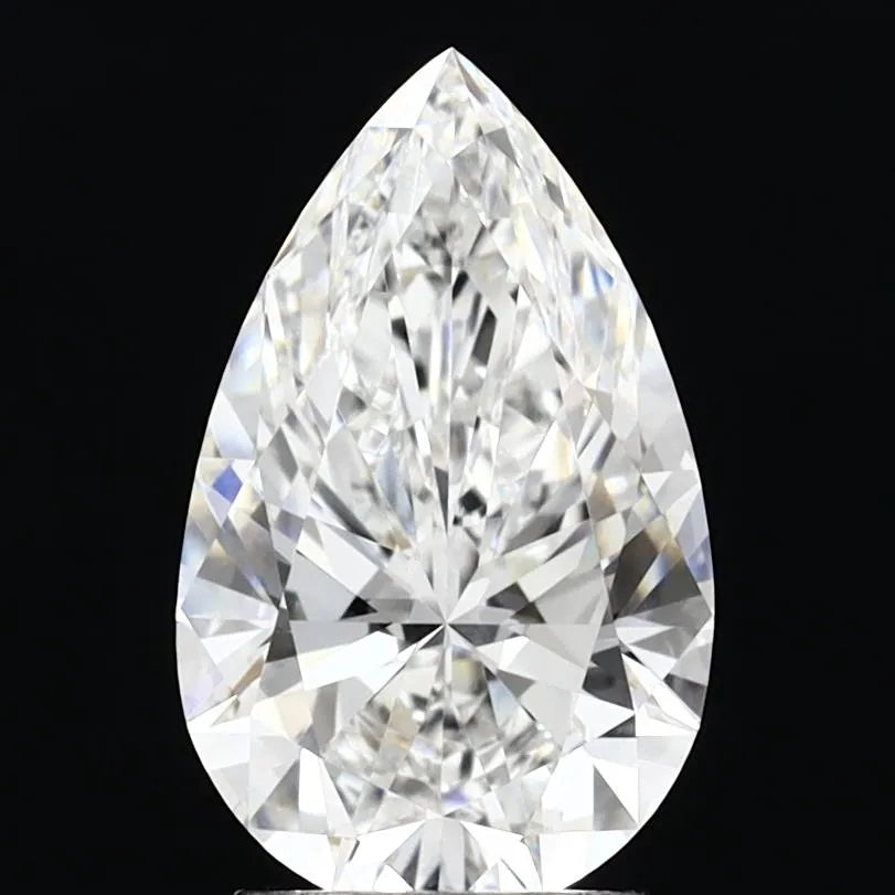 2.70ct Pear Lab Grown Diamond (Colour E, Clarity VVS1, IGI Certified)