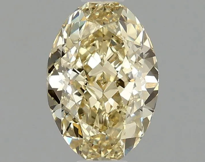 1.01ct Oval Lab Grown Diamond (Colour Fancy Yellow, Clarity VVS2, IGI Certified)