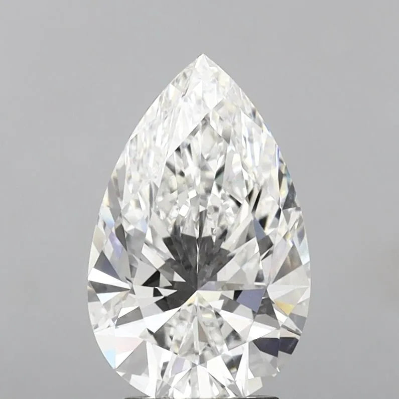 3.58ct Pear Lab Grown Diamond (Colour E, Clarity VVS2, IGI Certified)