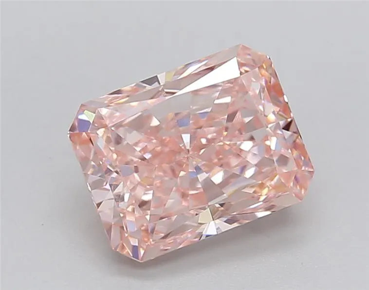 2.28ct Radiant Lab Grown Diamond (Colour Fancy Pink, Clarity VVS2, Cut GD, IGI Certified)