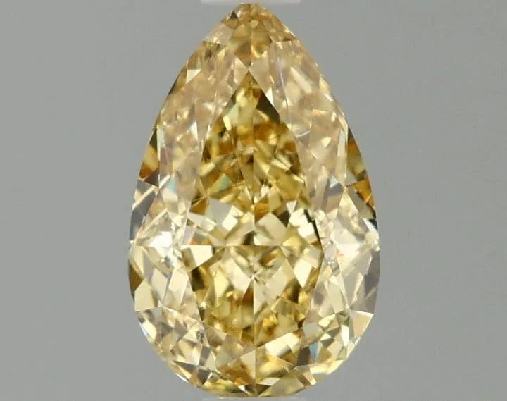 1.08ct Pear Lab Grown Diamond (Colour Fancy Intense Yellow, Clarity VVS1, IGI Certified)