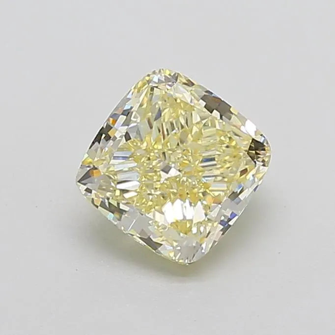 2.64ct Cushion modified Lab Grown Diamond (Colour Fancy Yellow, Clarity VVS2, IGI Certified)