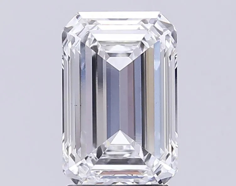 2.93ct Emerald Lab Grown Diamond (Colour D, Clarity VS1, IGI Certified)