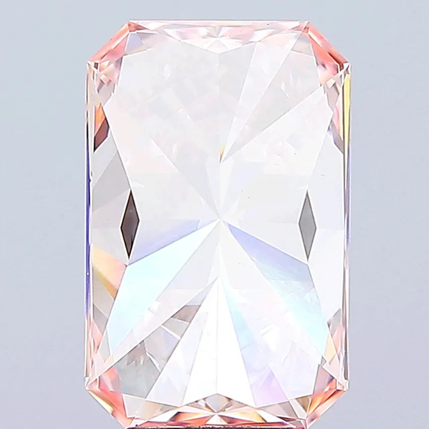7.09ct Radiant Lab Grown Diamond (Colour Fancy Vivid Pink, Clarity VS1, IGI Certified)