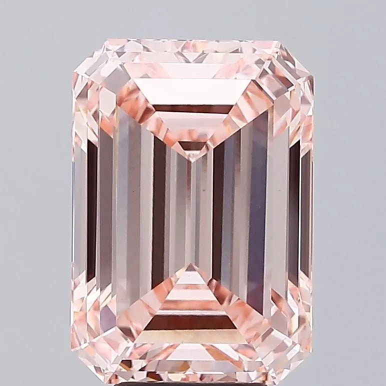 7.00ct Emerald Lab Grown Diamond (Colour Fancy Intense Pink, Clarity VVS2, IGI Certified)