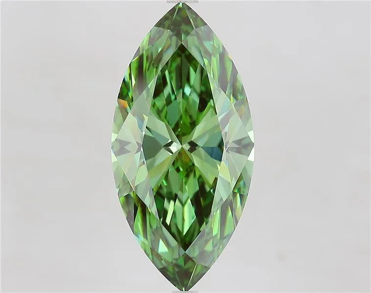 7.00ct Marquise Lab Grown Diamond (Colour Fancy Vivid Green, Clarity VS2, IGI Certified)
