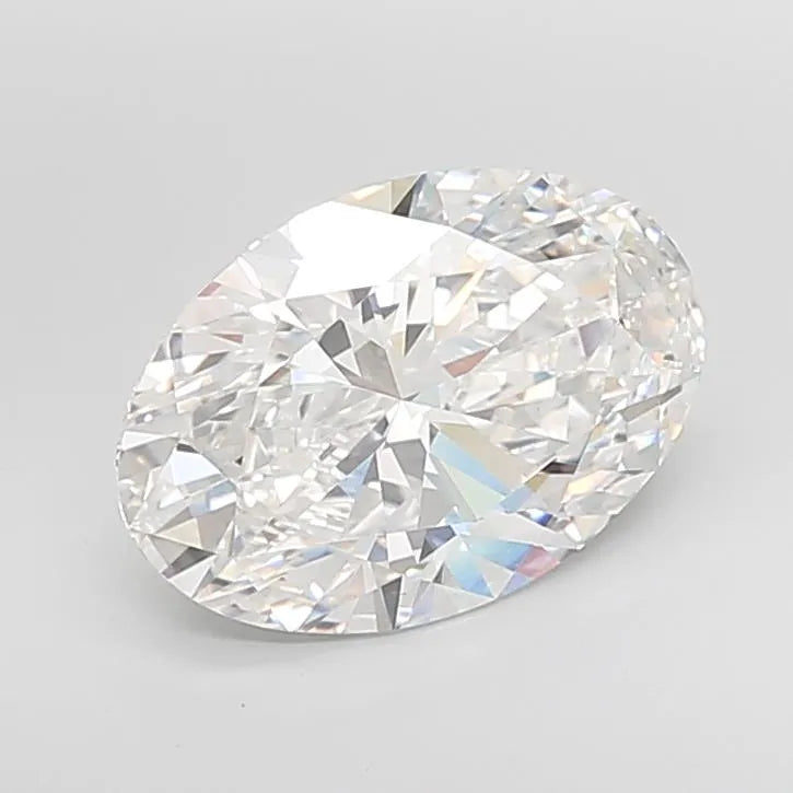 7.00ct Oval Lab Grown Diamond (Colour E, Clarity VVS2, IGI Certified)