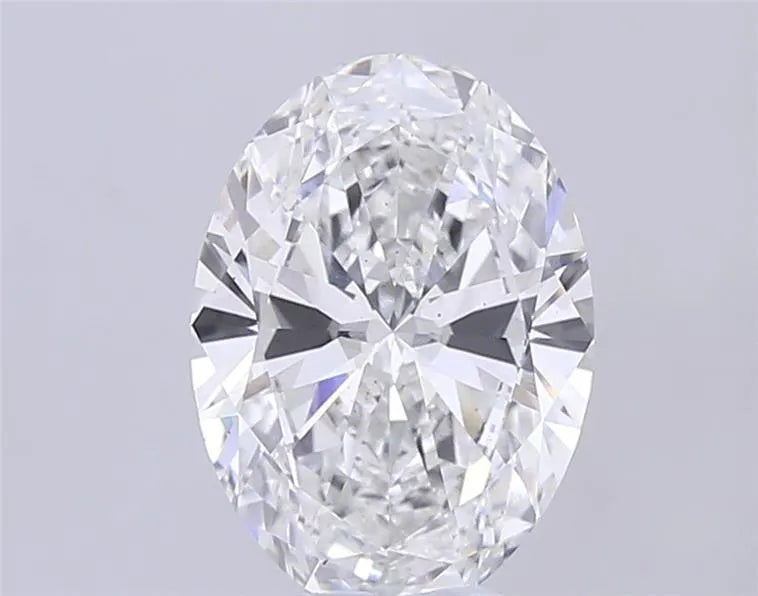 7.03ct Oval Lab Grown Diamond (Colour F, Clarity VS2, IGI Certified)