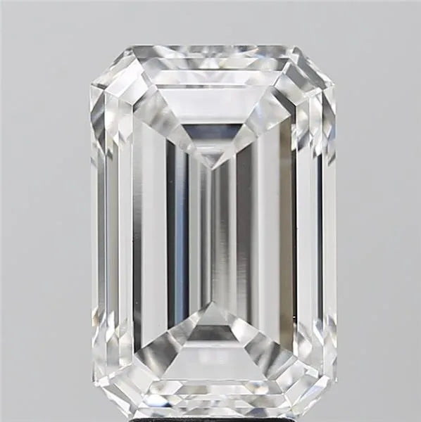 7.04ct Emerald Lab Grown Diamond (Colour F, Clarity VVS2, IGI Certified)