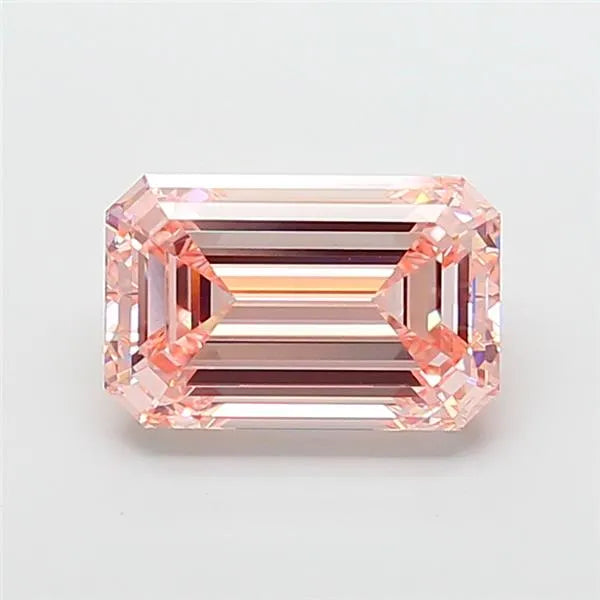 7.04ct Emerald Lab Grown Diamond (Colour Fancy Intense Pink, Clarity VVS2, IGI Certified)