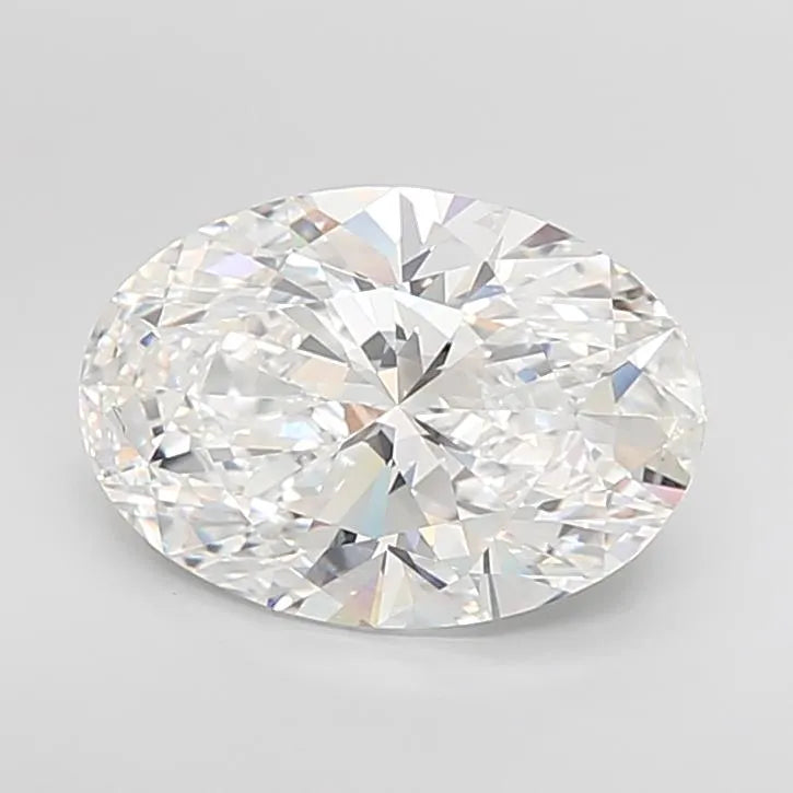 7.04ct Oval Lab Grown Diamond (Colour E, Clarity VVS2, IGI Certified)
