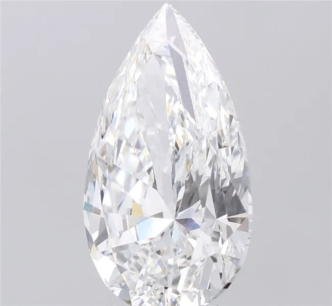7.04ct Pear Lab Grown Diamond (Colour G, Clarity VVS2, IGI Certified)