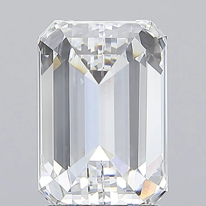 7.07ct Emerald Lab Grown Diamond (Colour D, Clarity VVS2, IGI Certified)