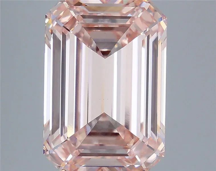 7.07ct Emerald Lab Grown Diamond (Colour Fancy Intense Pink, Clarity VVS2, IGI Certified)