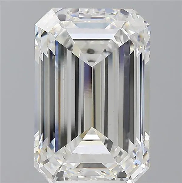 7.08ct Emerald Lab Grown Diamond (Colour F, Clarity VVS2, IGI Certified)