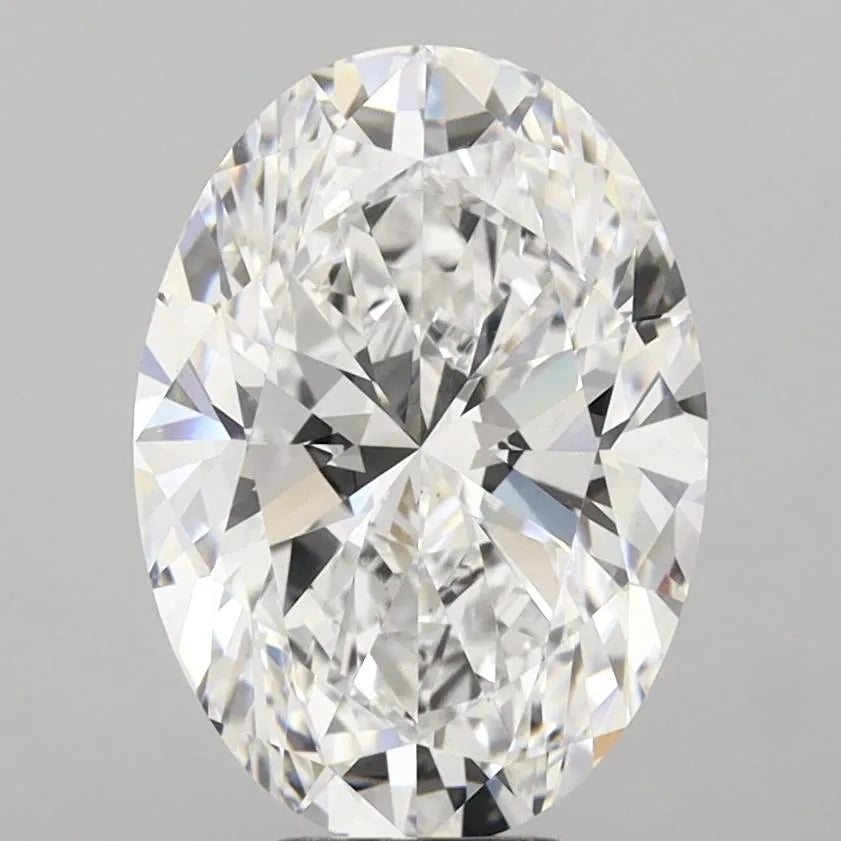 7.08ct Oval Lab Grown Diamond (Colour D, Clarity VS1, IGI Certified)