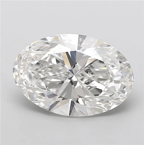 7.08ct Oval Lab Grown Diamond (Colour D, Clarity VVS2, IGI Certified)