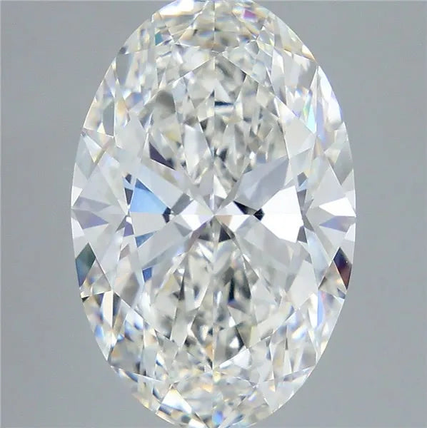 7.08ct Oval Lab Grown Diamond (Colour G, Clarity VVS2, IGI Certified)