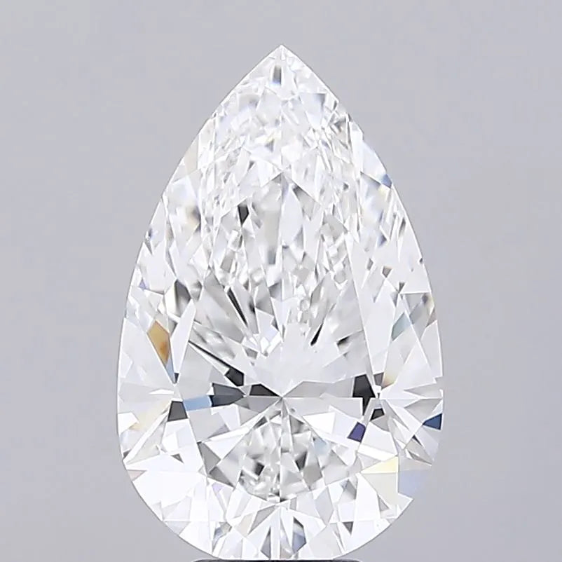 7.08ct Pear Lab Grown Diamond (Colour E, Clarity VVS2, IGI Certified)