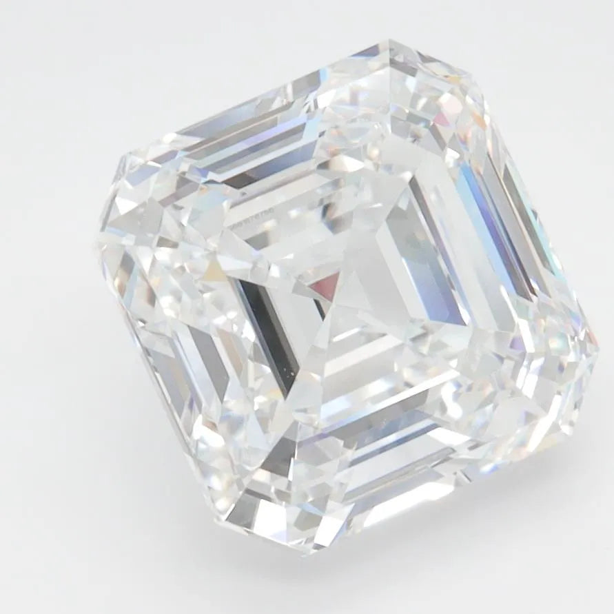 7.18ct Asscher Lab Grown Diamond (Colour E, Clarity VVS1, IGI Certified)