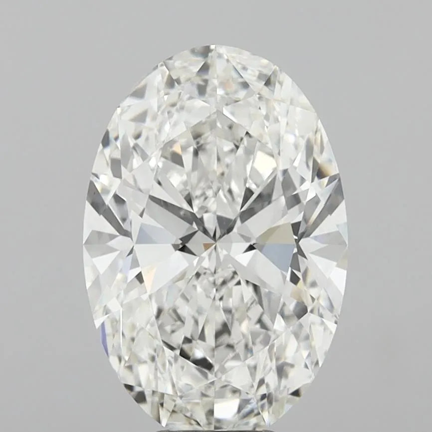 7.55ct Oval Lab Grown Diamond (Colour F, Clarity VVS2, IGI Certified)