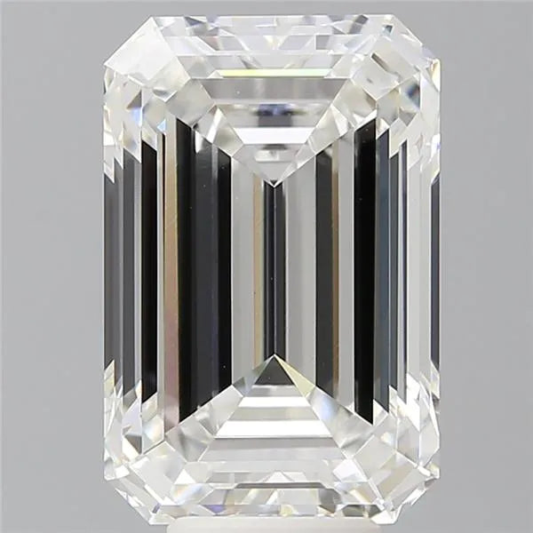 7.60ct Emerald Lab Grown Diamond (Colour F, Clarity VVS2, IGI Certified)