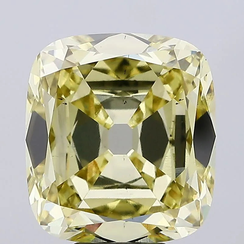 7.67ct Cushion Lab Grown Diamond (Colour Fancy Yellow, Clarity VS2, IGI Certified)
