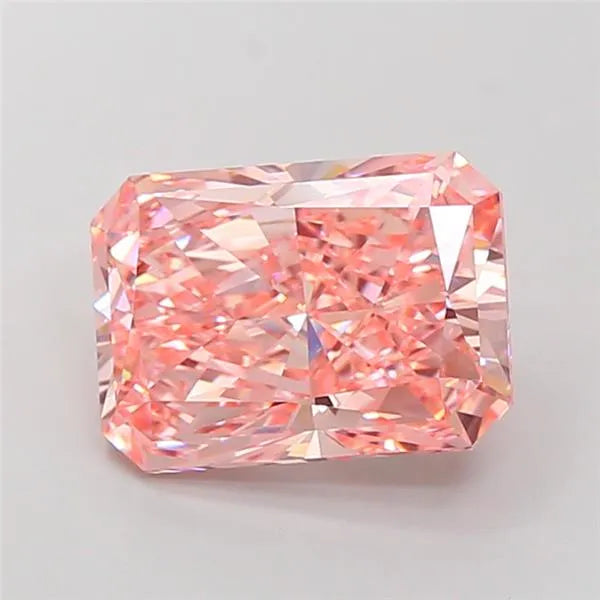 7.70ct Radiant Lab Grown Diamond (Colour Fancy Vivid Pink, Clarity VVS2, IGI Certified)