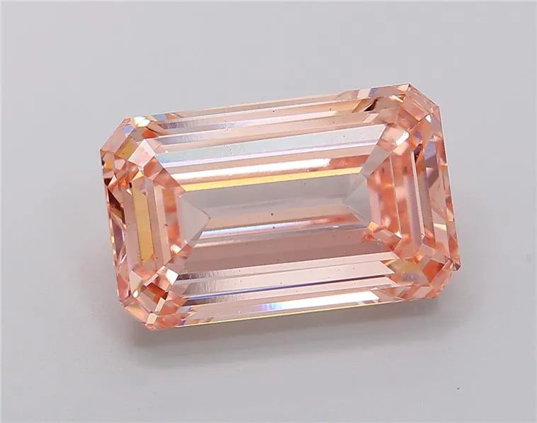 7.80ct Emerald Lab Grown Diamond (Colour Fancy Intense Pink Pink, Clarity VS1, IGI Certified)