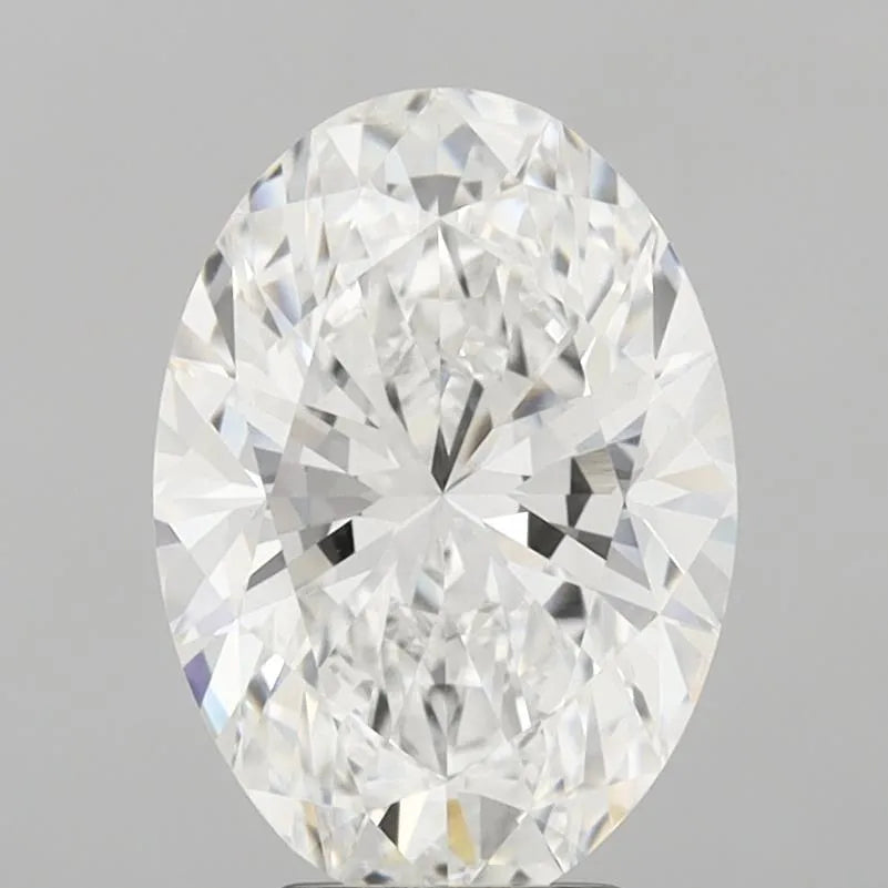 4.09ct Oval Lab Grown Diamond (Colour E, Clarity VVS2, IGI Certified)
