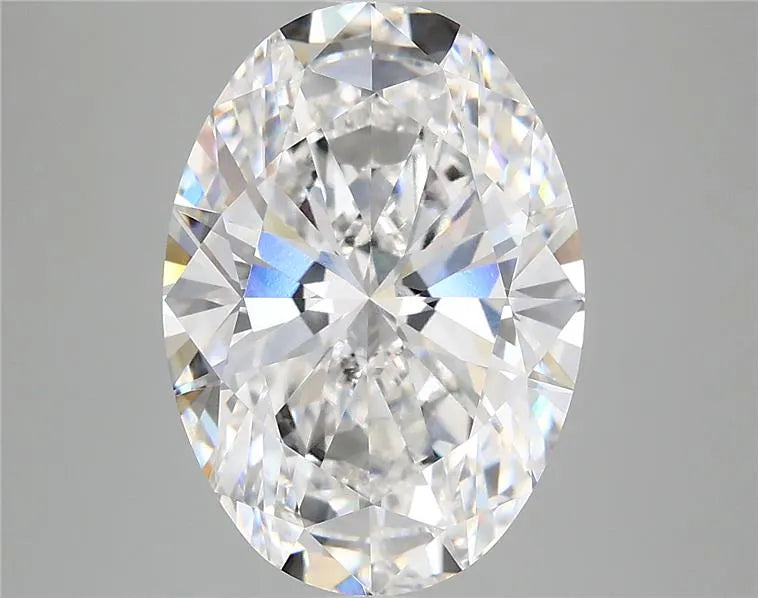 5.00ct Oval Lab Grown Diamond (Colour E, Clarity VVS2, IGI Certified)