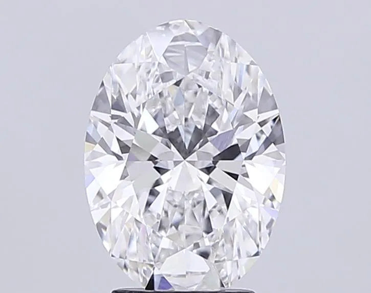 3.22ct Oval Lab Grown Diamond (Colour D, Clarity VVS2, IGI Certified)
