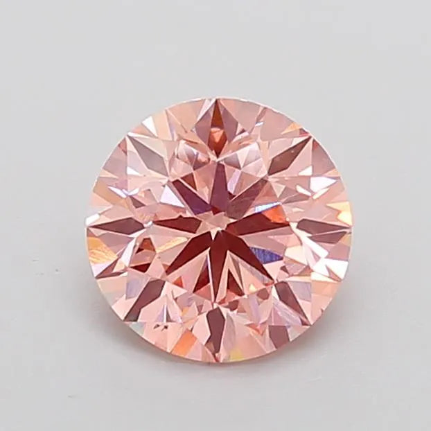 2.01ct Round Lab Grown Diamond (Colour Fancy Intense Pink, Clarity VS2, Cut VG, IGI Certified)