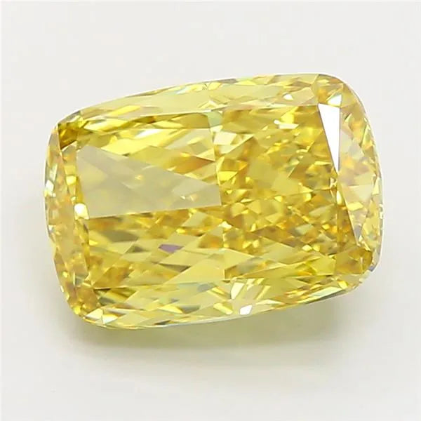 8.02ct Cushion modified Lab Grown Diamond (Colour Fancy Vivid Yellow, Clarity VS1, IGI Certified)