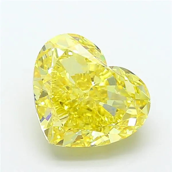 8.02ct Heart Lab Grown Diamond (Colour Fancy Vivid Yellow, Clarity VS1, IGI Certified)