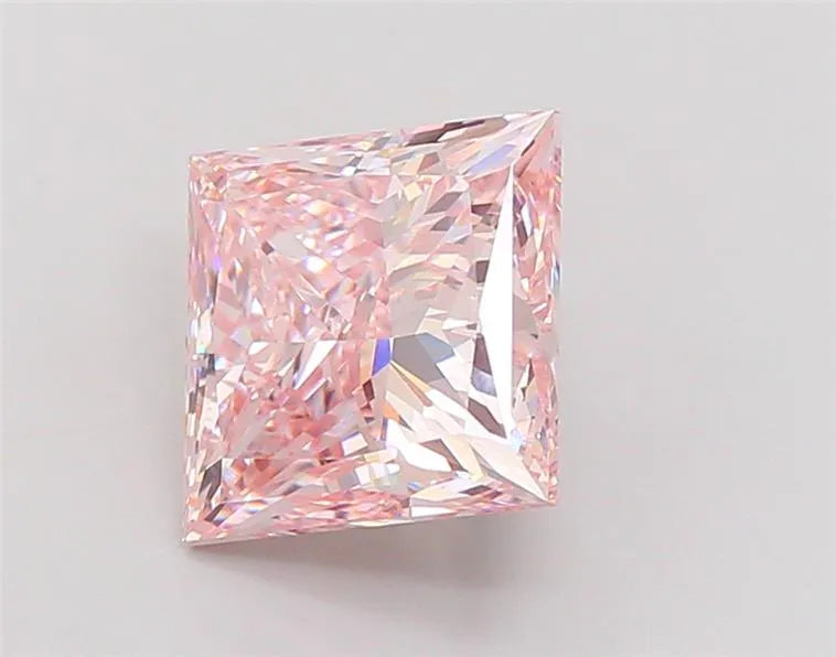 8.02ct Princess Lab Grown Diamond (Colour Fancy Pink, Clarity VVS2, IGI Certified)