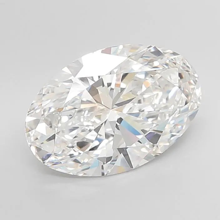 8.04ct Oval Lab Grown Diamond (Colour E, Clarity VVS2, IGI Certified)
