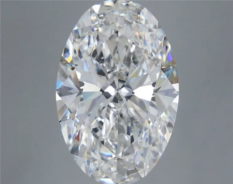8.04ct Oval Lab Grown Diamond (Colour F, Clarity VVS2, IGI Certified)