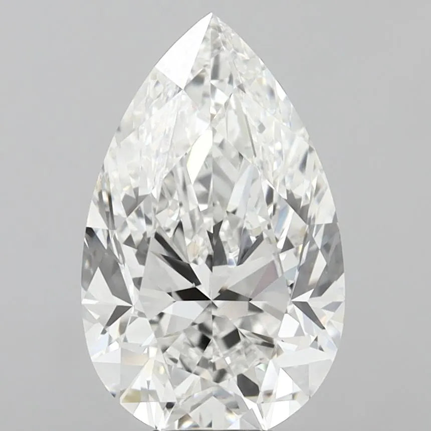 8.05ct Pear Lab Grown Diamond (Colour F, Clarity VVS2, IGI Certified)