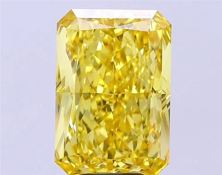 8.05ct Radiant Lab Grown Diamond (Colour Fancy Vivid Yellow, Clarity VVS2, IGI Certified)