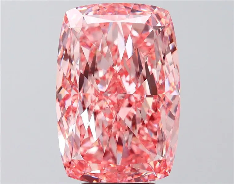 8.06ct Cushion modified Lab Grown Diamond (Colour Fancy Vivid Pink, Clarity VS1, IGI Certified)