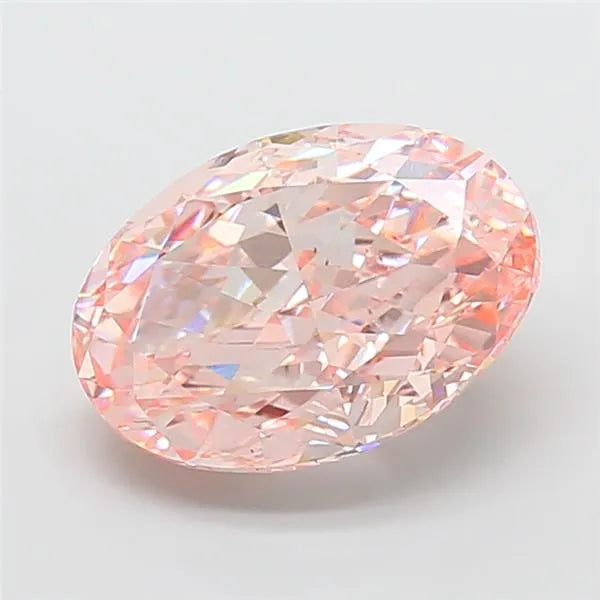 8.07ct Oval Lab Grown Diamond (Colour Fancy Intense Pink, Clarity VS1, IGI Certified)