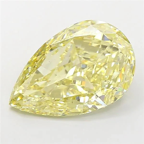 8.13ct Pear Lab Grown Diamond (Colour Fancy Yellow, Clarity VS1, IGI Certified)